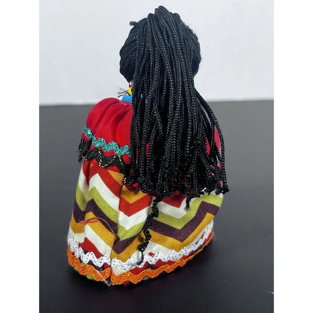 Vintage Seminole Indian Doll W Coconut Tree Husk 5